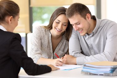 a-happy-couple-getting-mortgage